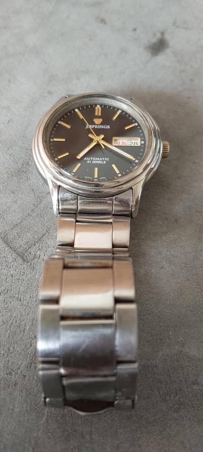 j. springs automatic 21 jewels made in Japan