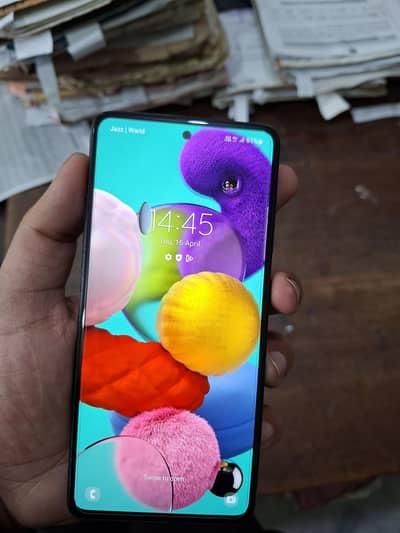 Samsung Glaxy A51 6bg 128gb offcail pta aproved with box