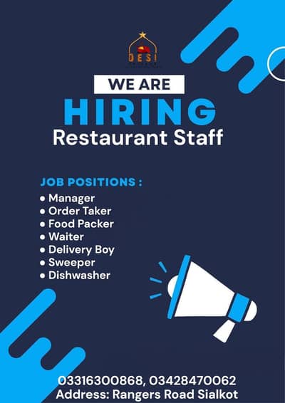 Restaurant Job Offer