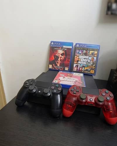 Ps4 slim 500 gb with 2 controller's sealed console