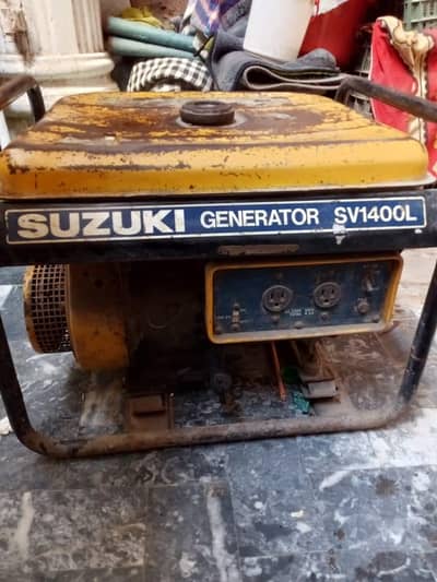 Suzuki Generator SV1400L 1.2KVA Model / Motors , Ac , Heater , Fans