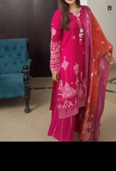 Brand new sharara with silk shirt and dupata