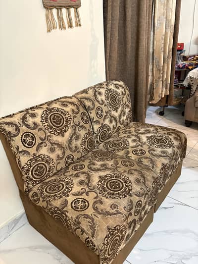 Brown beautiful sofa chairs