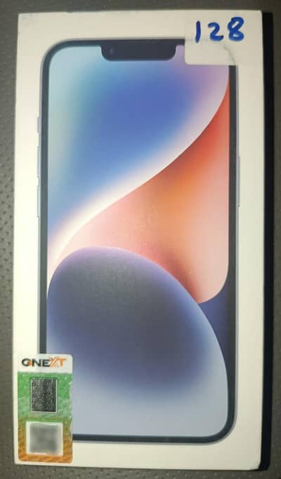 APPLE IPHONE 14 128GB BLUE PTA APPROVED BOX PACK BRAND NEW