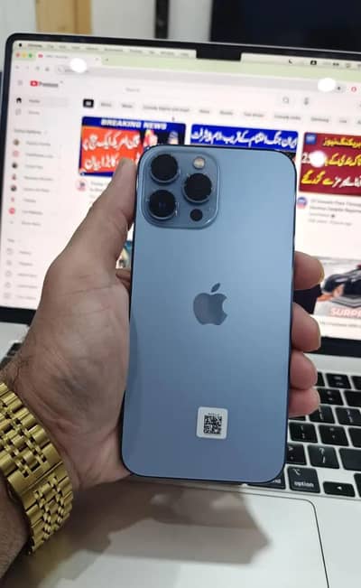 iPhone 13 Pro Max 128GB Factory Unlocked | 85% Battery | Sierra Blue