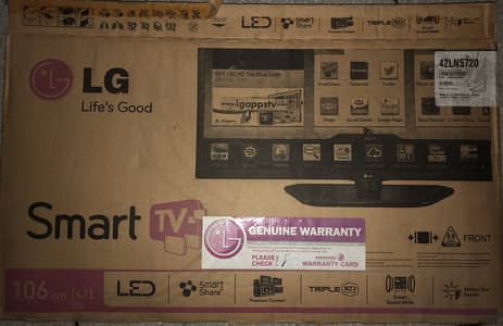 LG LED 42 Inch brand new Condition