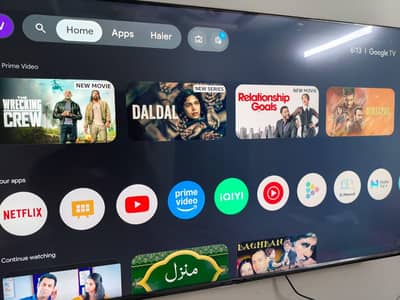  Haier 55” 4K LED TV – Like New (3 Months Used) 