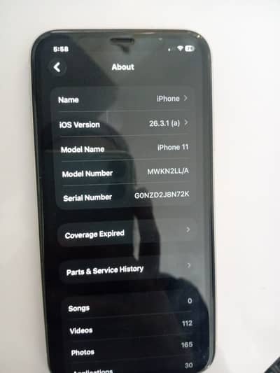 I phone 11 pta approved storage 64 Gb
