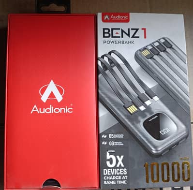 Audionic Original 10000mah battery Powerbank with box