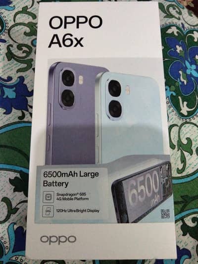 Oppo A6x •  4GB RAM | 64GB ROM Box Pack 10/10 Condition