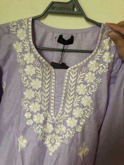 Embrioded short kurti