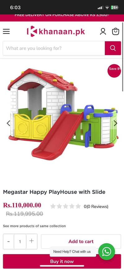 Kids play house