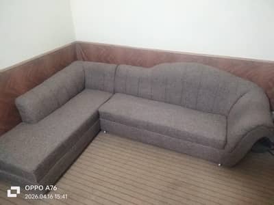 Modern L Shaped Sofa – Slightly Used, Like New
