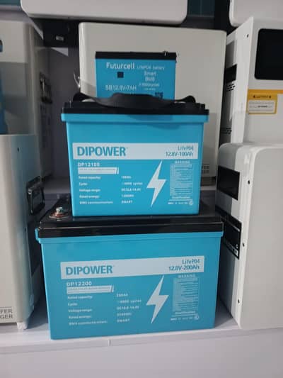 lithium battery 12 v. 100 & 200