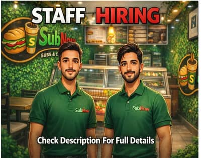Restaurant Staff Required – DHA Karachi | WhatsApp: 03146558361