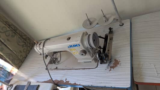 Juki machine with server motor , all working on my shop