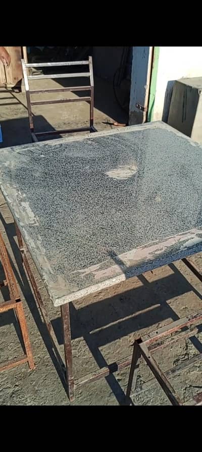 marble table and chairs