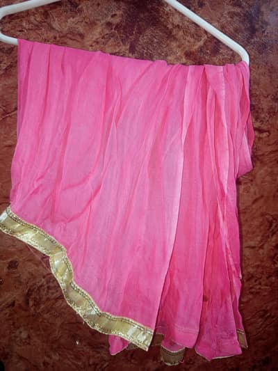 party wear dress sale pink sharara with Green frock with pink dupata