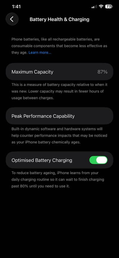 Apple iphone 11 pro max 512 gb 87 health box sath