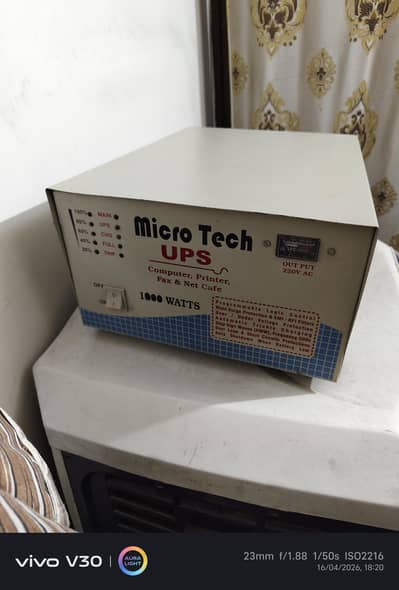 Microtech ups 1000 watts condition 10/10