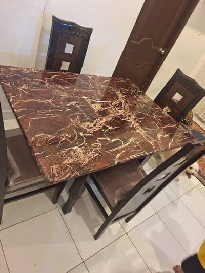 4 seat dining table urgent for sale