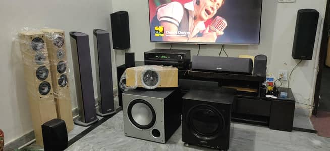 Active Subwoofer,Amplifier,Speaker,Onkyo,Denon,Bose,JBL, Theater