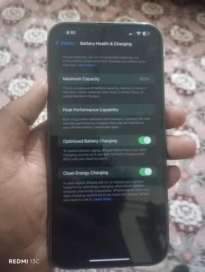 iPhone 13 Pro Max - 256GB - 100% Battery Health - PTA Approved