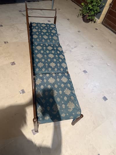 Metal Bench / Jhoola Sofa with Cushion