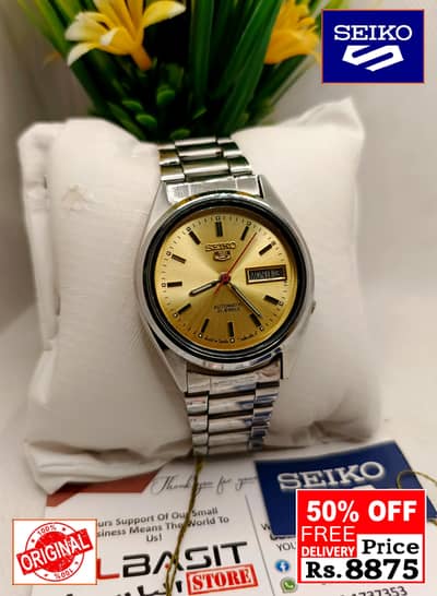 Seiko 5 Citizen Orient Automatic Pre-Owned watch Japan 03161737353