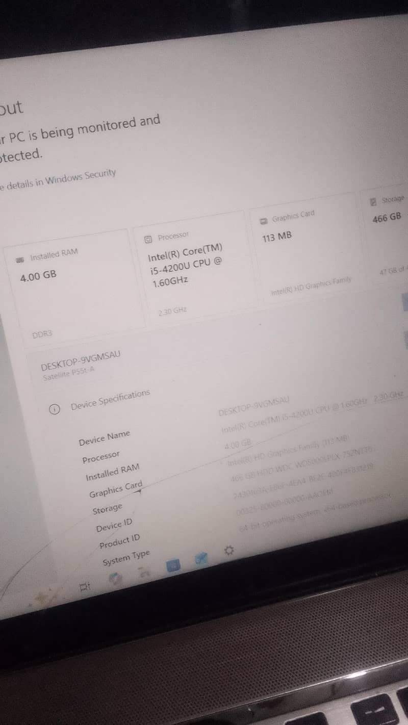Intel core i5 4 generation 3