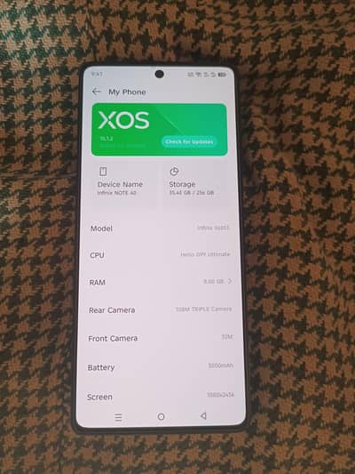 infinix note 40 full box exchange possible