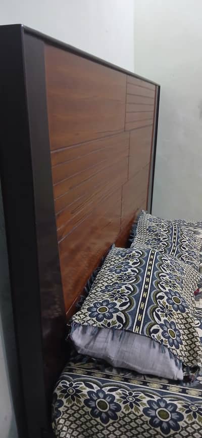 heavy solid wooden bed