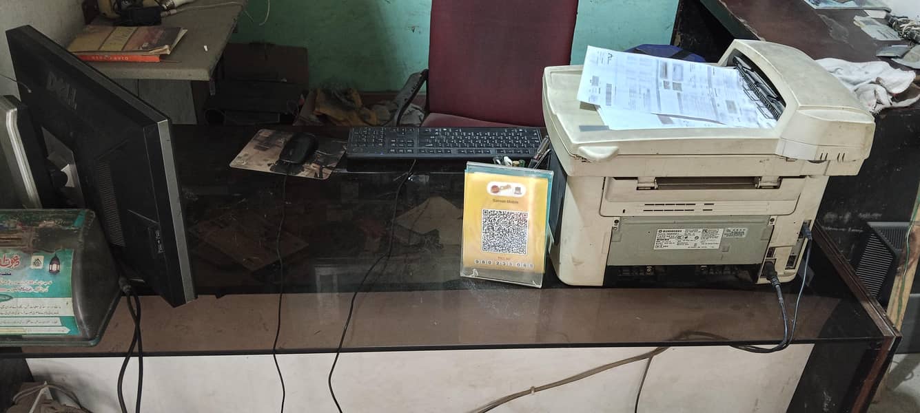 Hp printer all in one & Computer table 4