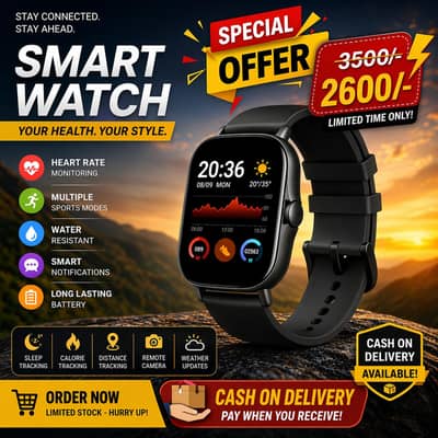 Men’s Smart Watch – Stylish, Durable & Feature-Packed for Everyday Use