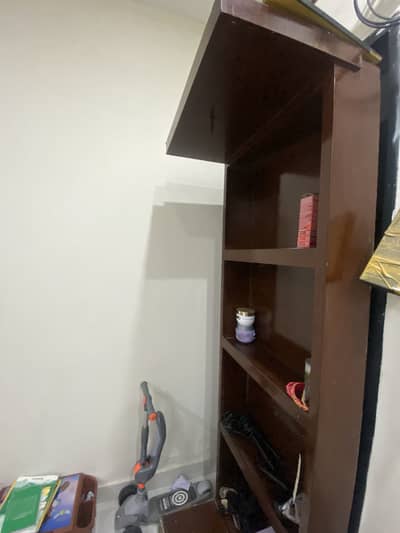 Wooden shelf cupboard
