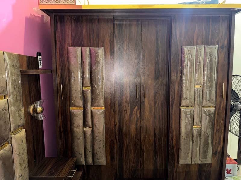 Bed ,wardrobe ,dressing 3