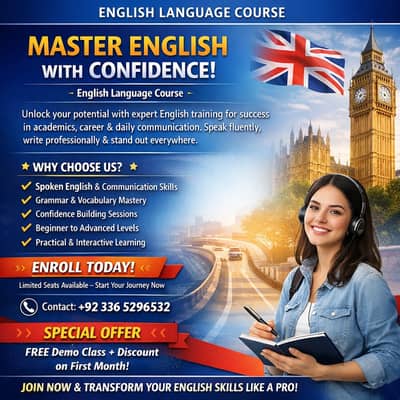 Master English with Confidence – Professional Language Course