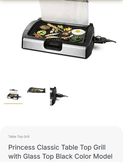 top class princess health electric griller and fryer