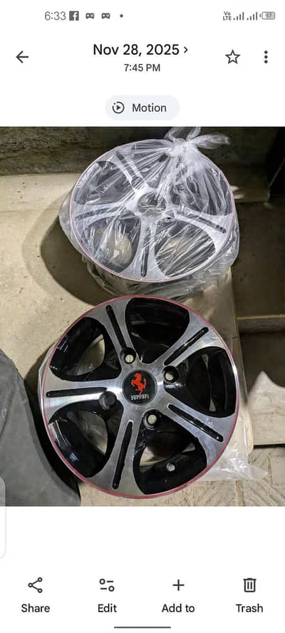 NEW ALLOY  RIMS