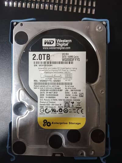 2 TB hard drive +128 GB SSD