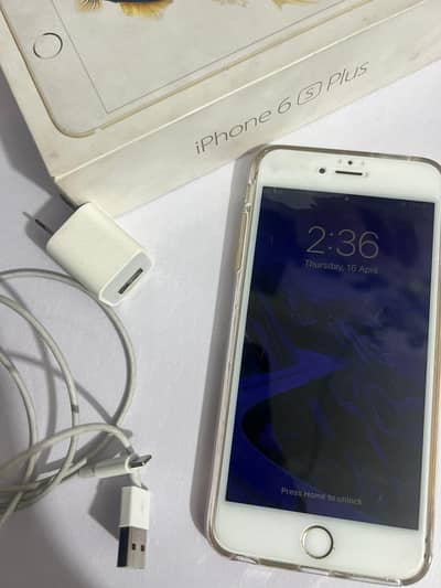 Iphone 6s plus PTA (with box)