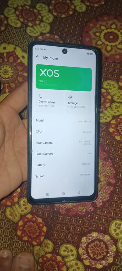 Infinix note 30 with box 256GB