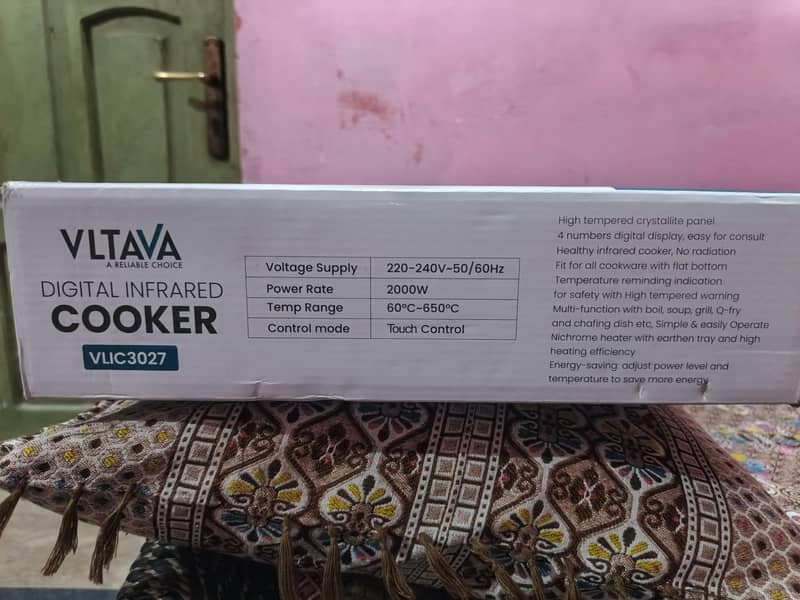VLTAVA Digital infrared COOKER 2000w Original Bring SaudiArabia Multan ...