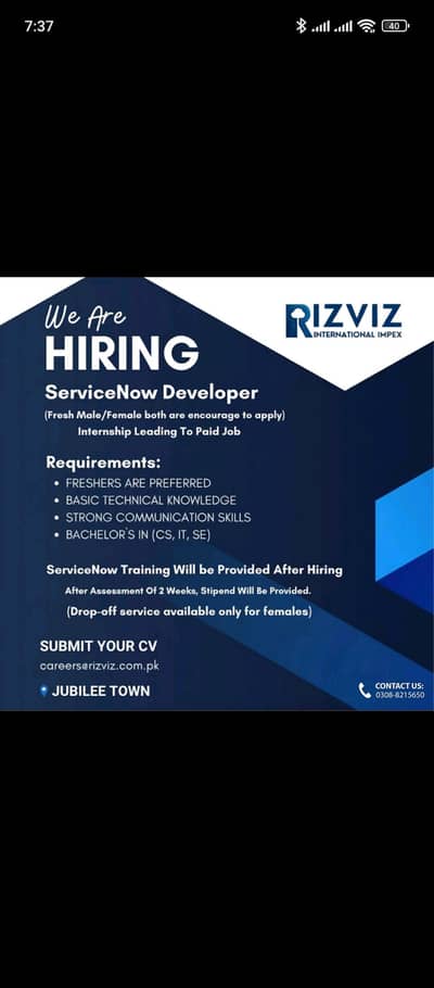 ServiceNow Developer