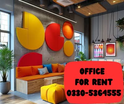 Office,Call center,Hall for rent 0330-5364555