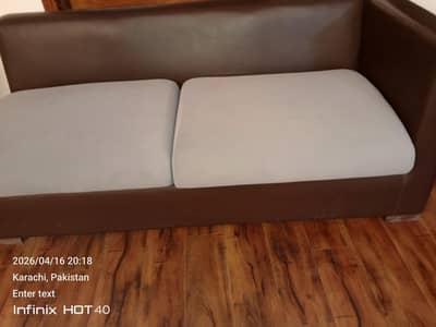 L shape sofa set