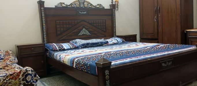urgent for sale Bed Set | Wooden Bed | Double Bed | Bed For Sale