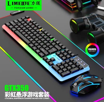 Lumina Gaming Mouse & keyboard Combo RGB LED