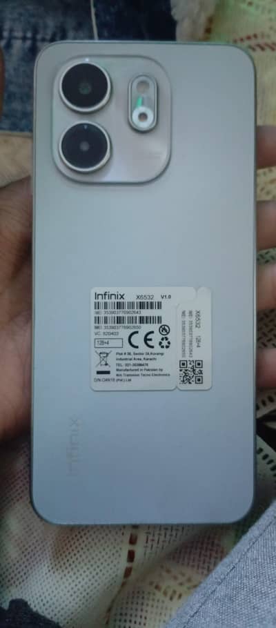Infinix smart 9 mobile with box and charger