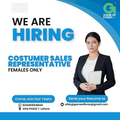 We are looking for Sales Girls to join our team Basic + Commission